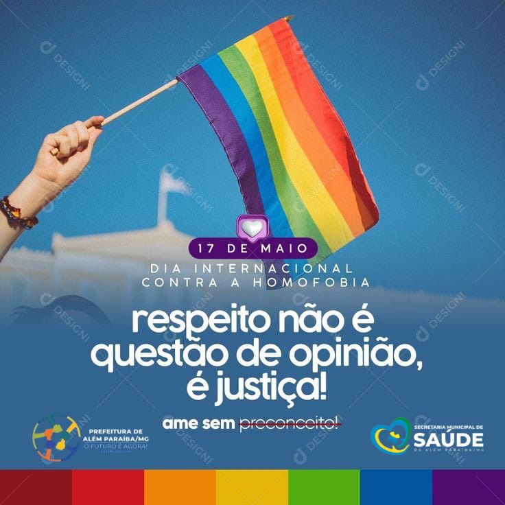 🏳️‍🌈 Dia Internacional Contra a LGBTfobia 🏳️‍⚧️